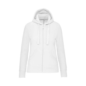 Kariban n�i cipz�ros pul�ver, White