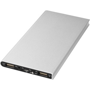 Plate powerbank, 8000 mAh, ez�st